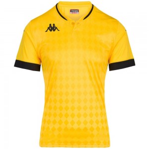 Kids' Kappa 4 Football Bofi Polo Shirt Yellow | 032198-KVW