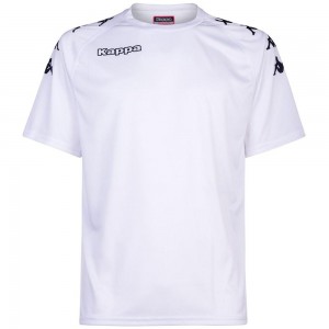 Kids' Kappa 4 Football Castolo Jersey White | 635814-LQT