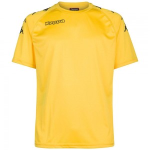 Kids' Kappa 4 Football Castolo Jersey Yellow | 794236-EHS