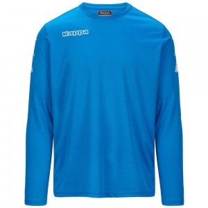 Kids' Kappa 4 Football Gk Tee Jersey Blue | 842061-NTX