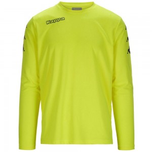 Kids' Kappa 4 Football Gk Tee Jersey Green | 064732-MIG