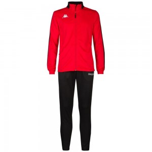 Kids' Kappa 4 Football Salcito Tracksuit Red | 836925-KMQ