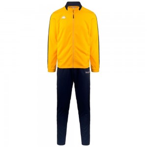 Kids' Kappa 4 Football Salcito Tracksuit Yellow | 094687-VPT