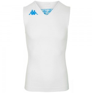 Kids' Kappa 4 Skin Kombat Nankv Tank Top White | 985013-ACQ