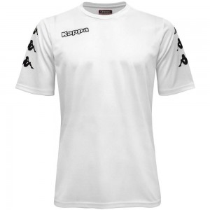 Kids' Kappa 4 Soccer Bolox Jersey White | 296753-EXM