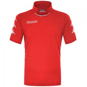 Kids' Kappa 4 Soccer Bondorf Polo Shirt Red | 205634-CPF