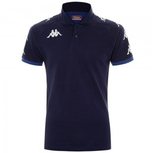 Kids' Kappa 4 Soccer Caldes Polo Shirt Blue | 982453-WKL