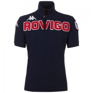 Kids' Kappa Eroi Polo Rovigo Polo Shirt Blue | 294156-XHG