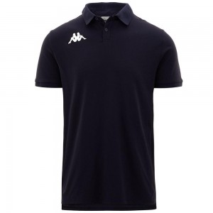 Kids' Kappa Fimas Polo Shirt Navy | 962370-UOF