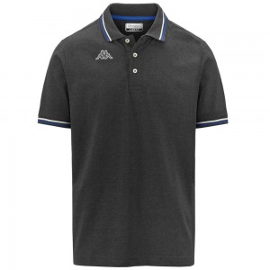 Kids' Kappa Logo Maltax 5 Mss Polo Shirt Black | 147980-QEM