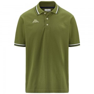 Kids' Kappa Logo Maltax 5 Mss Polo Shirt Green | 064378-NCX