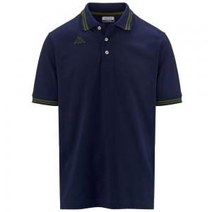 Kids' Kappa Logo Maltax 5 Mss Polo Shirt Blue | 917803-LZV