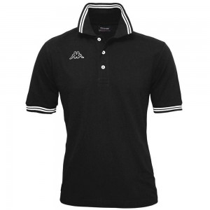 Kids' Kappa Logo Maltax 5 Mss Polo Shirt Black | 741396-WYO