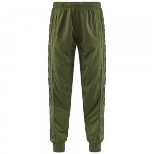 Men Kappa 222 Banda 10 Alenzo Pants Green | 815972-LTS