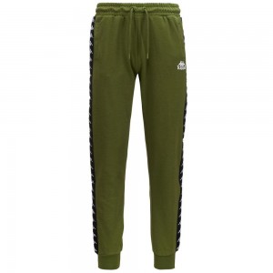 Men Kappa 222 Banda Alanz 2 Pants Green | 512307-XFL