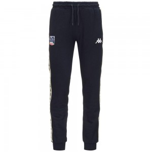 Men Kappa 222 Banda Alanz 2 Us Pants Navy | 918032-BKJ