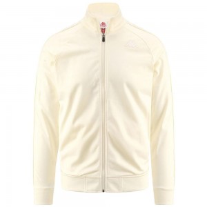 Men Kappa 222 Banda Anniston Slim Jacket Beige | 871630-HVZ