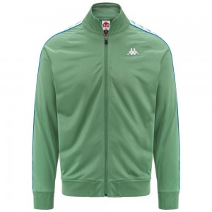 Men Kappa 222 Banda Annistoni Slim Jacket Green | 829630-MIK