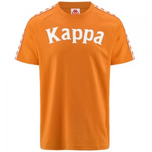 Men Kappa 222 Banda Balima T-Shirt Yellow | 935864-TWQ