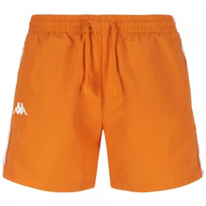 Men Kappa 222 Banda Coney Swimwear Yellow | 136974-LJG