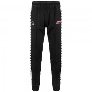 Men Kappa 222 Banda Dpg Brawer Pants Black | 718465-LVF