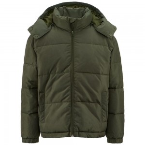 Men Kappa 222 Banda Lenny Jacket Green | 684392-VMN