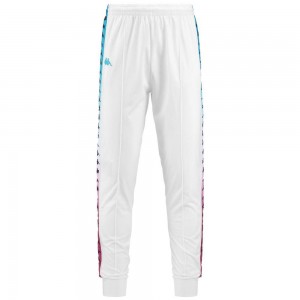 Men Kappa 222 Banda Rastoria Degrade Pants White | 473192-TCO