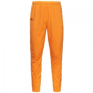 Men Kappa 222 Banda Rastoria Graphiktape Pants Yellow | 769154-RIL