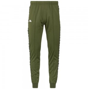 Men Kappa 222 Banda Rastoria Slim Pants Green | 304962-TYO