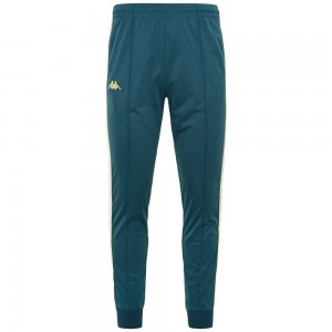 Men Kappa 222 Banda Rastoria Slim Pants Green | 602735-BXG