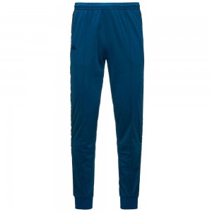 Men Kappa 222 Banda Rastoria Slim Pants Blue | 046378-HXI