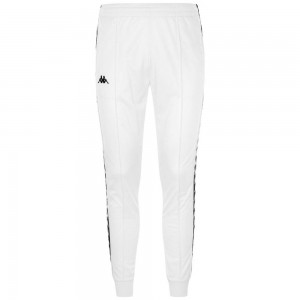 Men Kappa 222 Banda Rastoria Slim Pants White | 790245-QBV