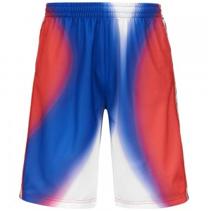 Men Kappa 222 Banda Saio 2 Graphik Shorts Blue | 325416-VAB