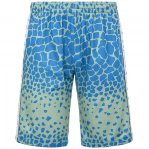 Men Kappa 222 Banda Saio Graphik Shorts Blue | 762148-COU