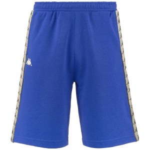 Men Kappa 222 Banda Treads Shorts Blue | 184293-KCB