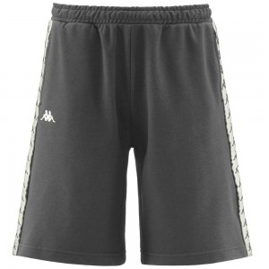 Men Kappa 222 Banda Treads Shorts Grey | 067138-UPA