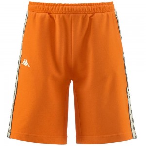 Men Kappa 222 Banda Treads Shorts Yellow | 684301-JCO