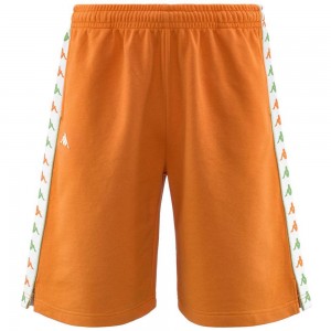 Men Kappa 222 Banda Treadsi Shorts Orange | 039187-SHL