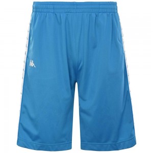 Men Kappa 222 Banda Treadwellz Shorts Blue | 246805-MST