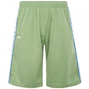 Men Kappa 222 Banda Treadwellzi Shorts Green | 453217-TVQ