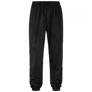 Men Kappa 222 Banda Volt Pants Black | 963708-CMH