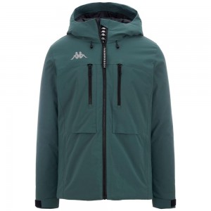 Men Kappa 3 Cento 3 01 Jacket Green | 297683-YBJ