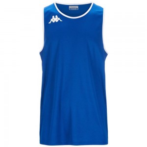 Men Kappa 4 Basket Danco Jersey Blue | 245860-ZIP