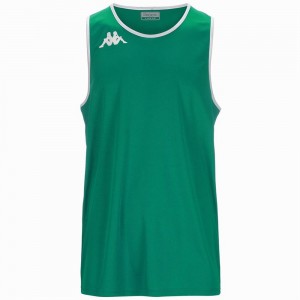 Men Kappa 4 Basket Danco Jersey Green | 764983-FQO