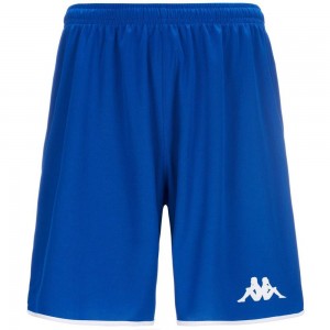 Men Kappa 4 Basket Dumpo Shorts Blue | 582961-YOX