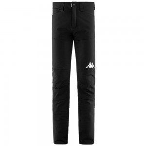 Men Kappa 4 Cento 4 52 Cold Buster 3.0 Pants Black | 798264-ZGQ