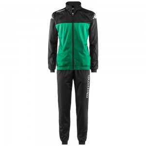 Men Kappa 4 Football Alfon Tracksuit Black | 475839-AKM