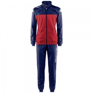 Men Kappa 4 Football Alfon Tracksuit Blue | 197862-YSE