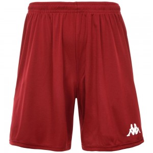 Men Kappa 4 Football Borgo Shorts Red | 196302-FQK