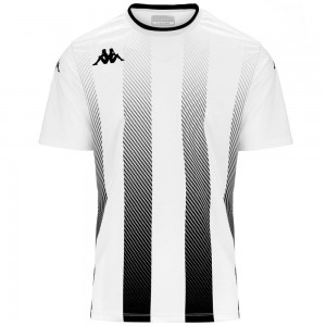 Men Kappa 4 Football Bugo Jersey White | 836259-JIE